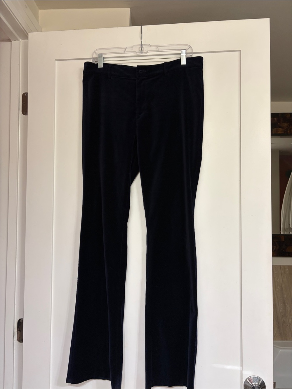 Ralph Lauren navy velvet pant